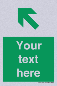 Custom Safe condition: Green Up left arrow